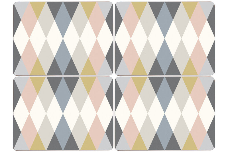 Harlequin Set of Four Placemats | Cirque