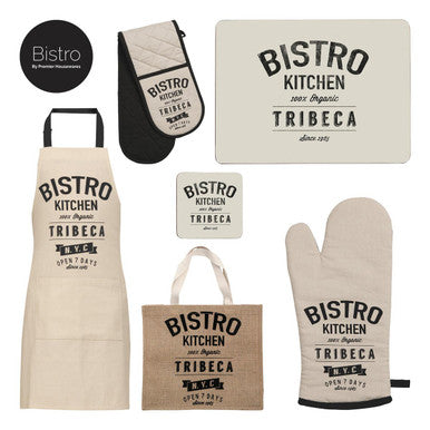 Set of Four Square Coasters | Bistro