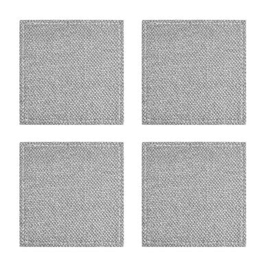 Set of 4 Coasters | Silver Glitter