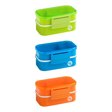 Blue 2 Tier Lunch Box | Grub Tub