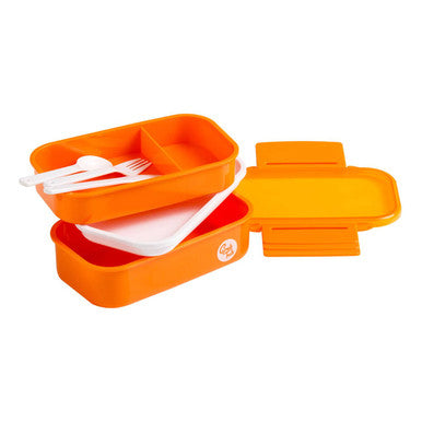 Orange 2 Tier Lunch Box | Grub Tub