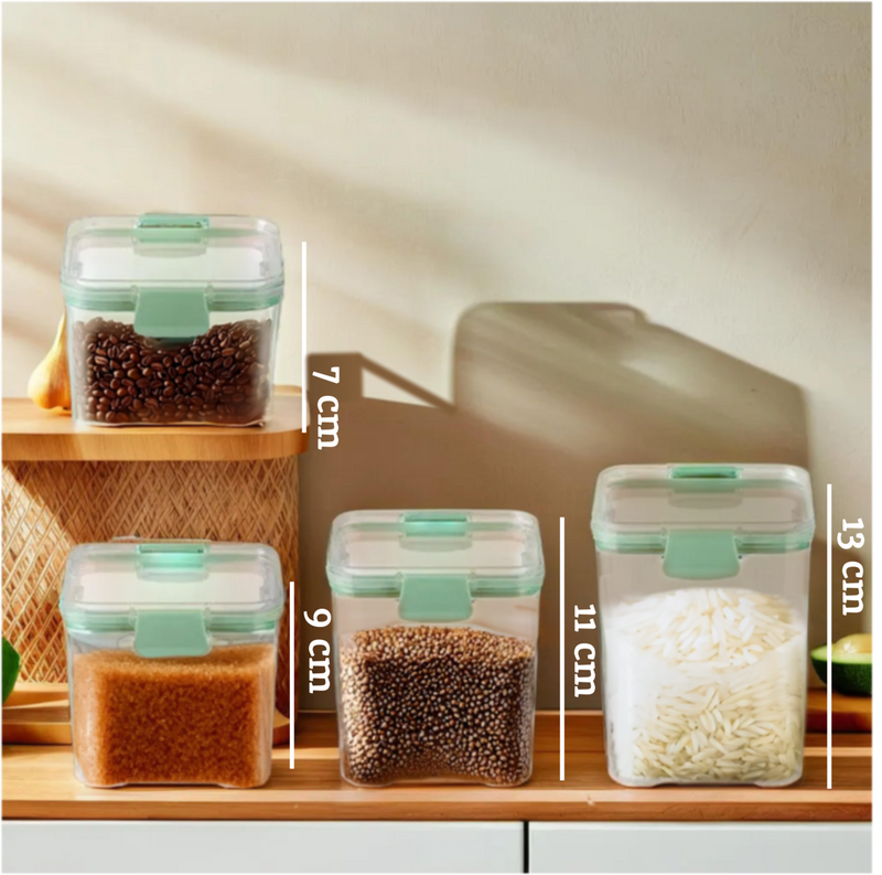 Set of 4 Food Storage Containers | Grub Tub
