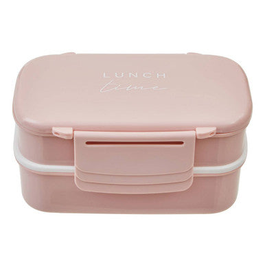 Light Pink Lunch Box with Cutlery | Grub Tub