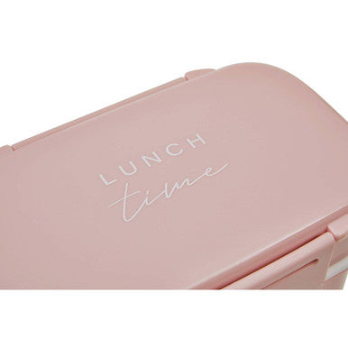 Light Pink Lunch Box with Cutlery | Grub Tub