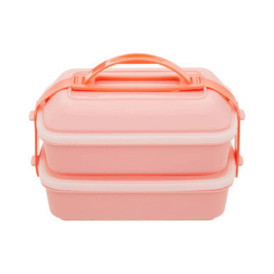 Pink Lunch Box with Cutlery | Grub Tub