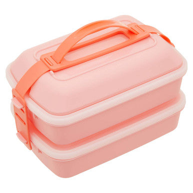 Pink Lunch Box with Cutlery | Grub Tub
