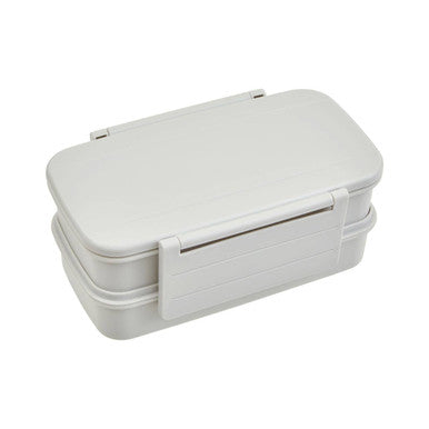 Grey Lunch Box with Cutlery | Grub Tub