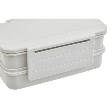 Grey Lunch Box with Cutlery | Grub Tub