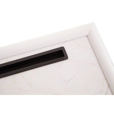Ecru Marble Lap Tray with Ipad Holder | Portada