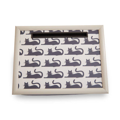 Black Cat Lap Tray with Ipad Holder | Portada