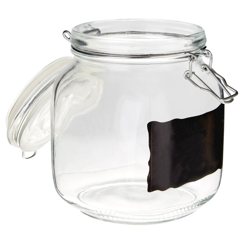 Glass with Clip Top Lid Medium Storage Jar | Grocer