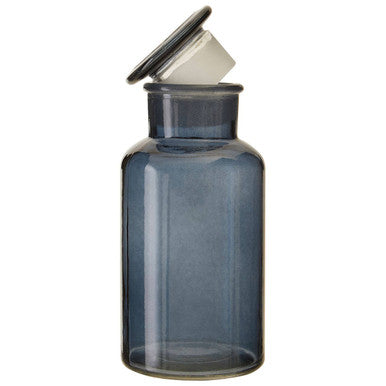 Large Smoke Grey Reagent Bottle | Apothecary