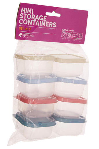 Bitty Set of 8 Multicolour | Mini Storage Containers