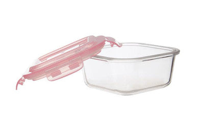 520Ml Square Glass Container | Freska