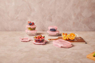 520Ml Square Glass Container | Freska