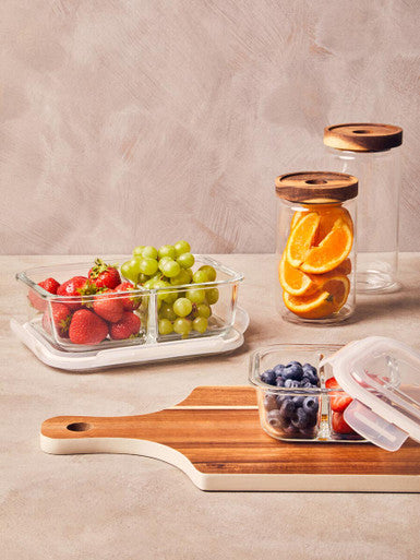 520Ml Square Glass Container | Freska