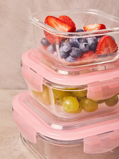 800Ml Square Glass Container | Freska