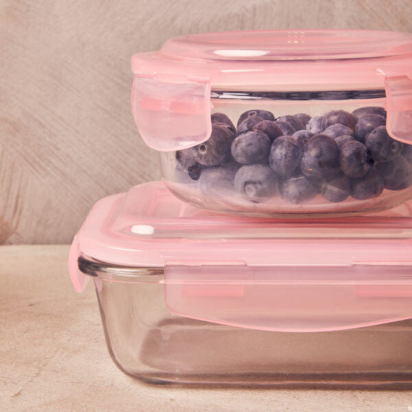 640Ml Rectangular Glass Container | Freska