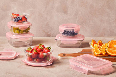 1040Ml Rectangular Glass Container | Freska