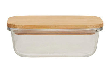 370Ml Glass Container with Bamboo Lid | Freska