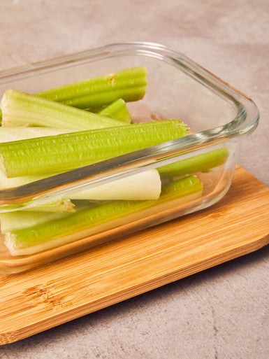 370Ml Glass Container with Bamboo Lid | Freska