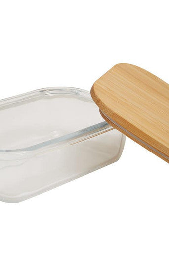 370Ml Glass Container with Bamboo Lid | Freska