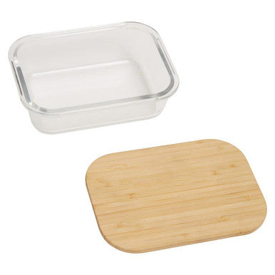640Ml Glass Container with Bamboo Lid | Freska