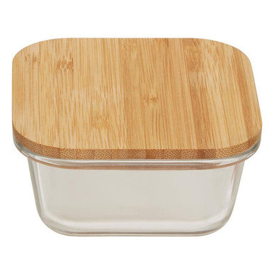 320Ml Glass Container with Bamboo Lid | Freska