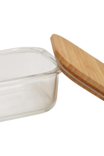 320Ml Glass Container with Bamboo Lid | Freska