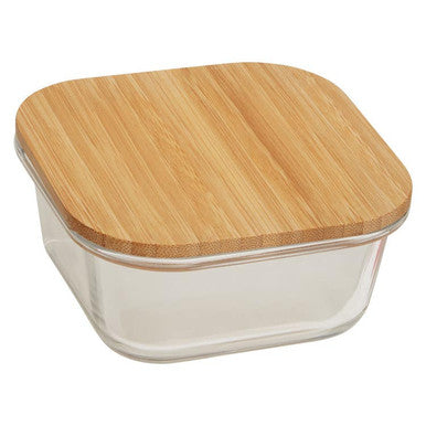520Ml Glass Container with Bamboo Lid | Freska