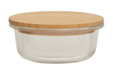 400Ml Glass Container with Bamboo Lid | Freska