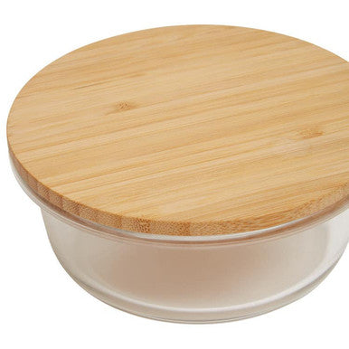 400Ml Glass Container with Bamboo Lid | Freska