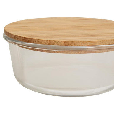 950Ml Glass Container with Bamboo Lid | Freska