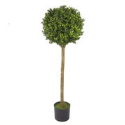 120cm (4ft) Artificial Boxwood Buxus Ball Topiary Tree - InStock