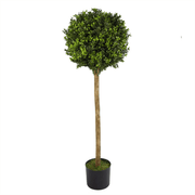 120cm (4ft) Artificial Boxwood Buxus Ball Topiary Tree - InStock