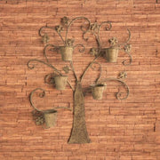 120CM RUSTY TREE DECORATION WALL PLANTER - InStock