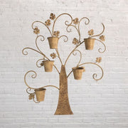 120CM RUSTY TREE DECORATION WALL PLANTER - InStock