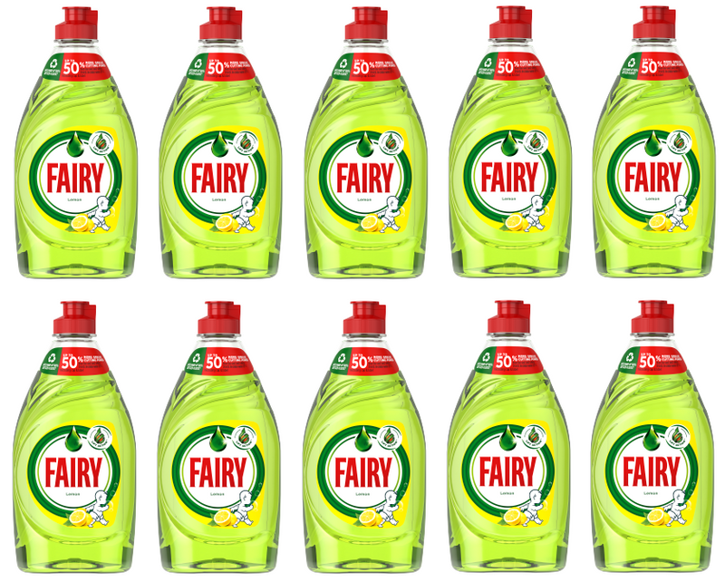 10 x Fairy Liquid Lemon - 320Ml