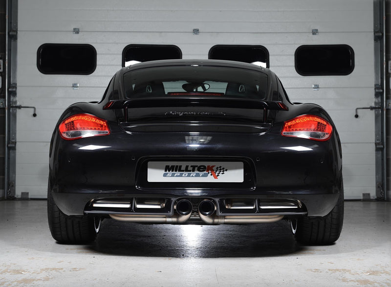 Milltek Sport - Porsche Cayman S 3.4 987 Gen2 / Boxster S 3.4 987 Gen2 Cat Back Exhaust (Multiple Options)