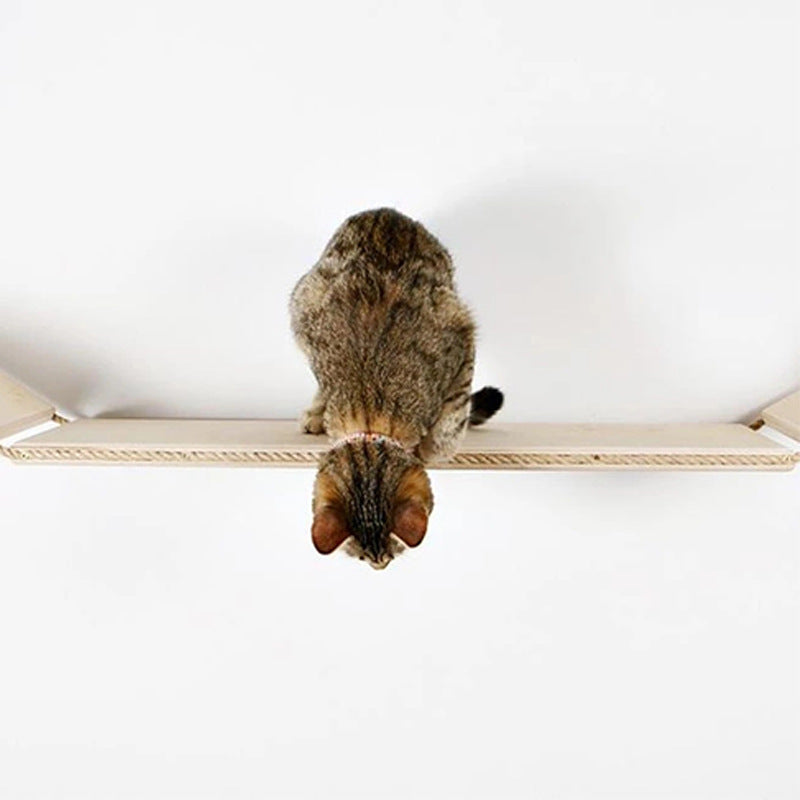 Cat suspension bridge wall-mounted pet staircase