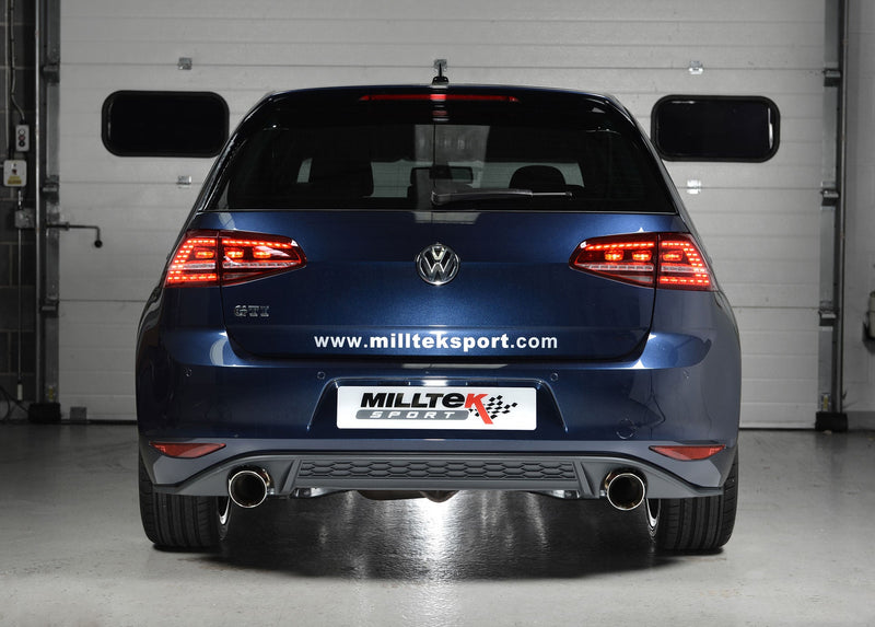 Milltek Sport - Volkswagen Golf MK7 GTi (including GTi Performance Pack‚ Clubsport & Clubsport S models) Cat Back Exhaust - Multiple Options