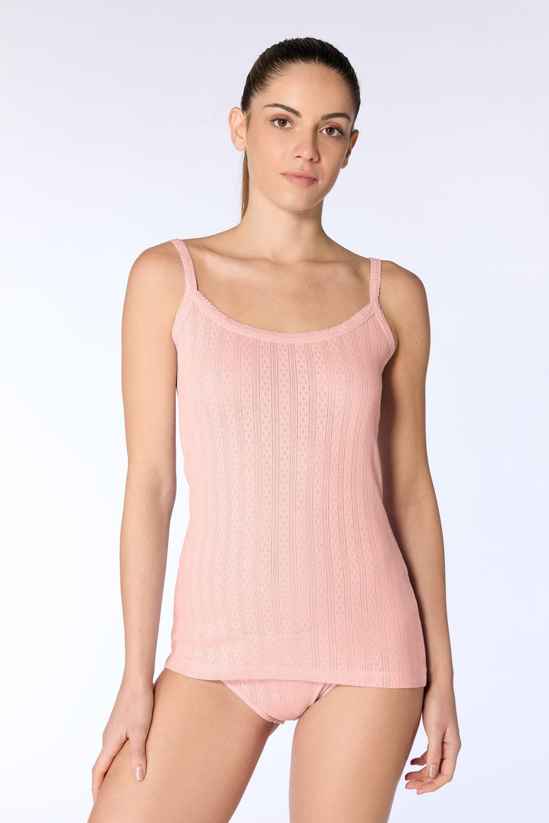 Organic Jacquard Vest with Strap: Womens