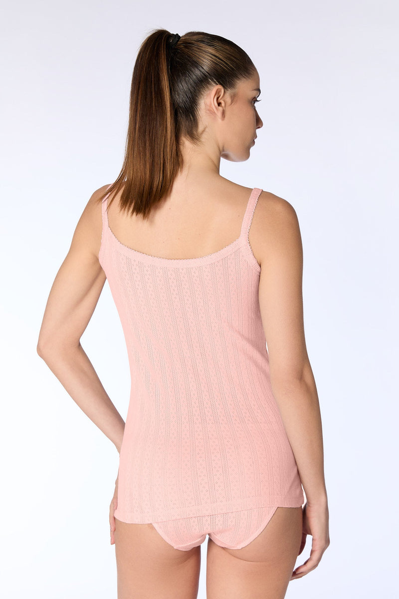 Organic Jacquard Vest with Strap: Womens