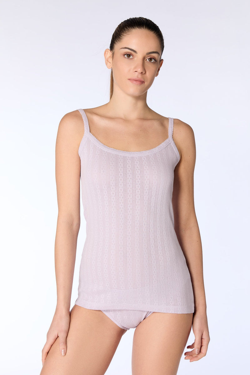 Organic Jacquard Vest with Strap: Womens