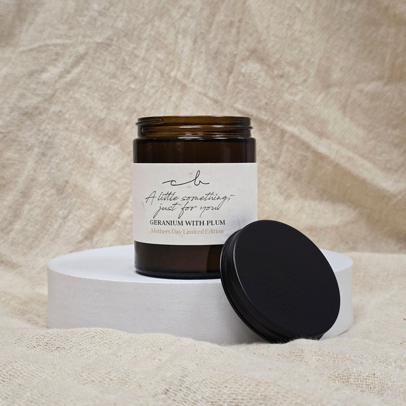 Geranium with Plum 30 Hour Candle