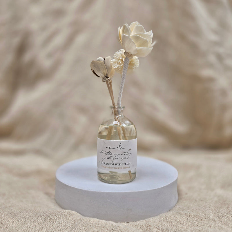 Geranium with Plum Flower Diffuser