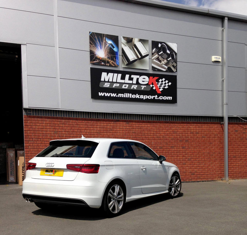 Milltek Sport - Cat Back Exhaust - Audi A3 8V 2.0TDI (Multiple Options)