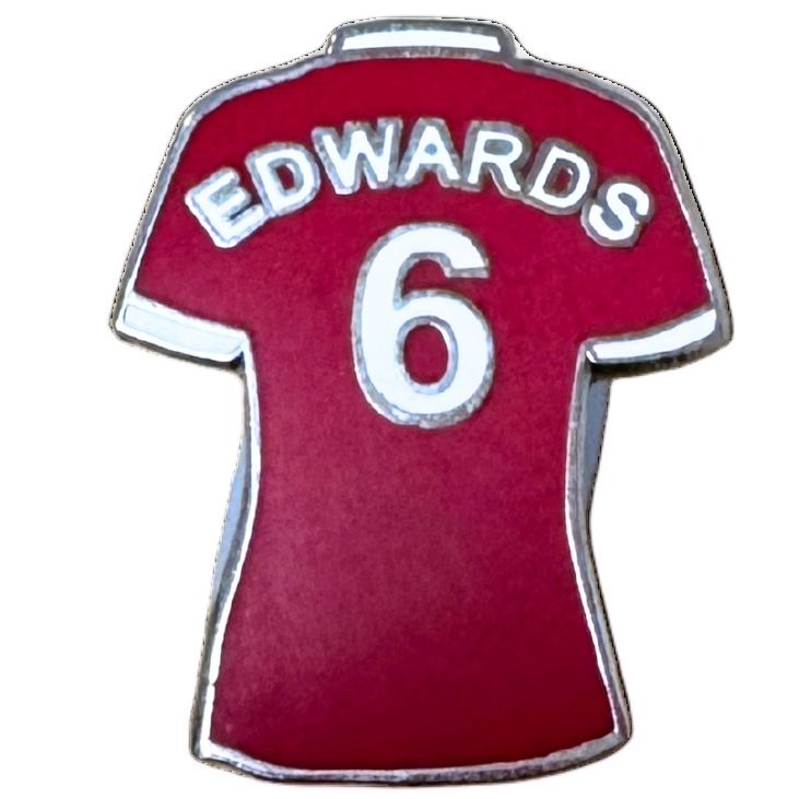 Red Retro Shirt Badge