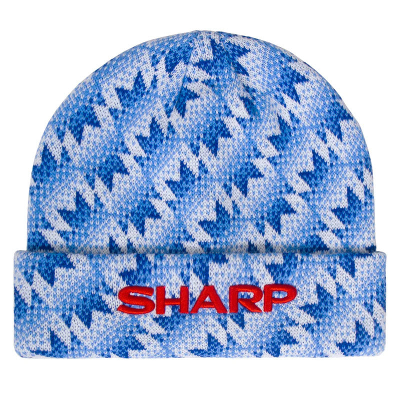 1990 SHARP Blue Away Beanie Hat