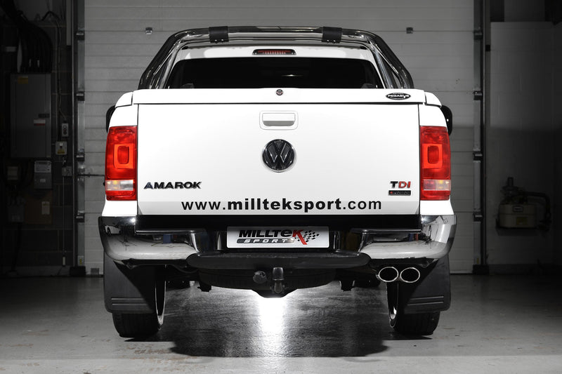 Milltek Sport - Cat / DPF Back Exhaust (Multiple Options) VW Amarok 2.0 BiTDi 2010>